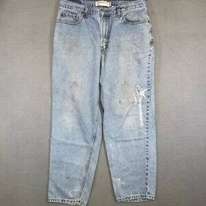 Levi's 560 Comfort Fit Jeans Men 36x32 Light Wash Distressed Y2K Loose Tapered